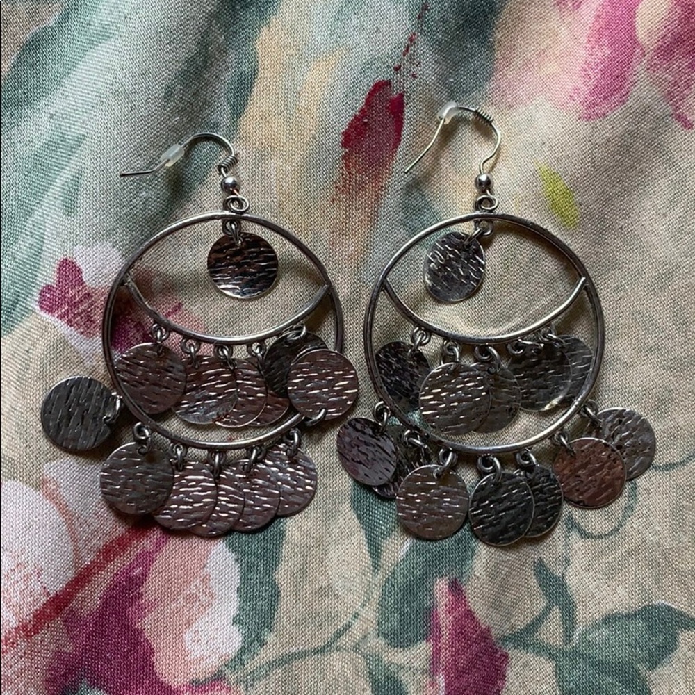 Silver Dangling Earrings